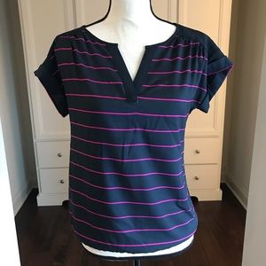 NEW Ann Taylor Stripe Blouse